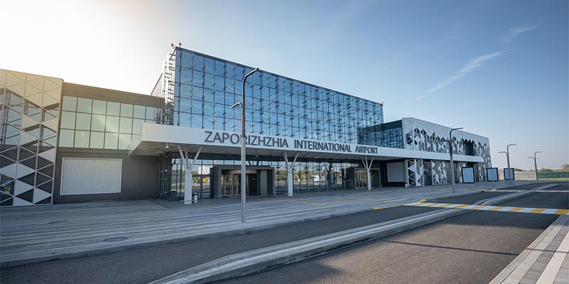 Новый терминал аэропорта Запорожье